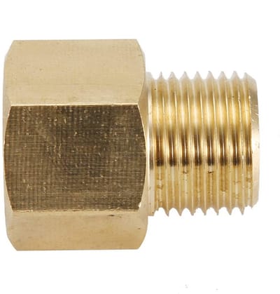 Allecto - CO2 Cilinder Tank Adapter - Messing Connector - Geschikt voor W21.8 en CGA320 - Handig voor Gasgebruik - Compact en Lichtgewicht