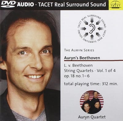 Beethoven: String Quartets Vol. 1 of 4, op. 18 Nos 1-6 (DVD-Audio)