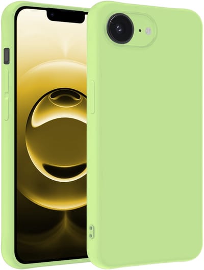 Hoesje - Geschikt voor Apple iPhone 16e - Sterk & Shockproof - Hoes Cover - Siliconen Case - Telefoonhoesjes - Groen