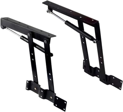 Salontafel Scharnier - Lift Mechanisme - Tafel Aanpassen - Zware Staalconstructie - 32x10.2cm - Zwart