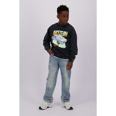 Vingino Boys Nas Sweater Deep Black Größe: 2 | Sportbekleidung Outlet | kids | Schwarz