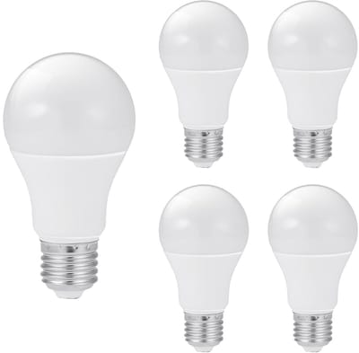 Kobi LED Lamp E27 10W - 950lm - 3000K - 230V - Standaardvorm - Voor Plafondlamp, Eettafel of Hal - 5 stuks