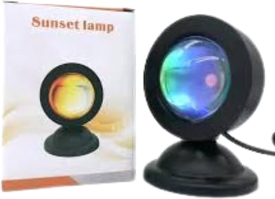 Bovista Sunset Lamp - Projection Lamp - Projector - Regenboog - Zon Lamp - Golden Hour lamp - Tiktok