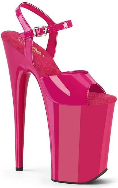 Pleaser - INFINITY909 Sandaal met enkelband, Paaldans schoenen - US 5 - 35 Shoes - Roze