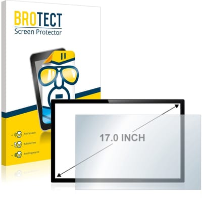 BROTECT - Screenprotector voor Touch-Panel PC's met 17 inch Schermen [341 mm x 273 mm, 4:3] - Folie Beschermfolie transparant -