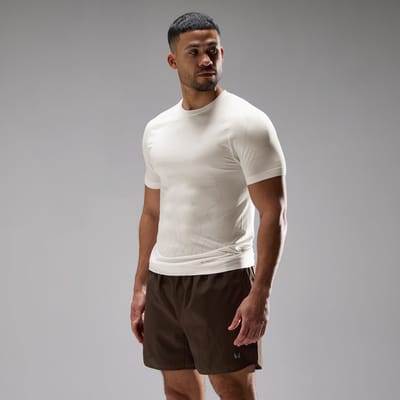 MP Velocity Ultra Naadloos T-Shirt voor Heren - Gebroken Wit - S