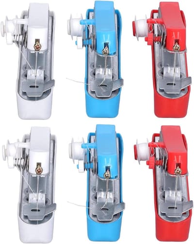 Handnaaimachine Set - Draagbaar Naaigereedschap - Kleding Repareren - Automatische Stoftoevoer - 10cm Breed - Niet gespecificeerd