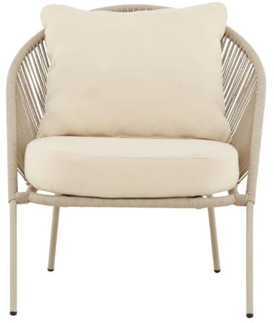 Lindos loungestoel beige.