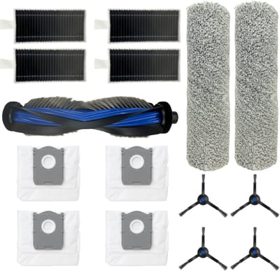 Accessoirespakket voor Ecovacs Deebot X8 Omni/X8 Pro Omni - Zak/Filter/Dweil/Zijborstel/Afzuigrol