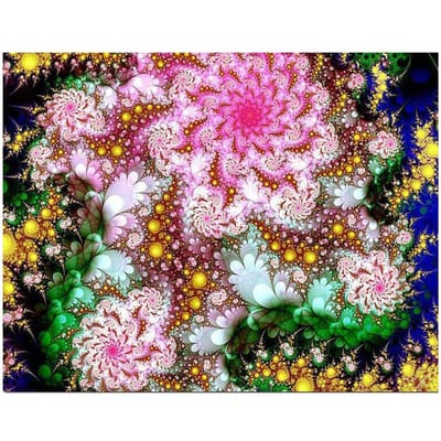 Diamant schilderij kleurrijke Mandala bloem volledige ronde strass boor diamant borduurwerk Home Decor 20X30CM pink