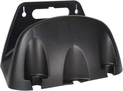 Wandslanghouder - Slangopslag - Tuin Organiseren - Ruimtebesparend Ontwerp - 22.5 cm - Zwart