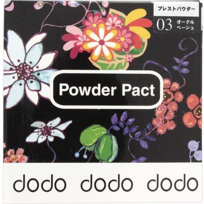 DMA Dodo Powder Compact 03 Ochre Beige 6G Skin Makeup  To finish off or reapply makeup after foundation, apply an appropriate amount to a