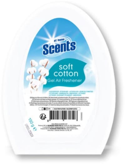 At Home Scents - Luchtverfrisser - 2x150gr - Gel - Fresh Cotton Linen