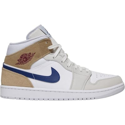 Air Jordan 1 Mid 'Blanc Kaki Bleu Vide' 42.5 white