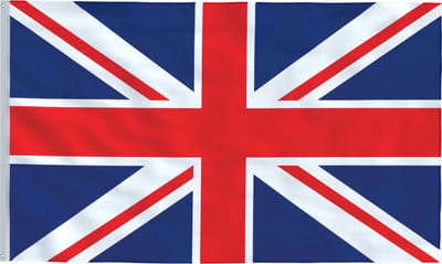Scoby - Britse Vlag - British Flag - Groot-Brittannië - 90x150cm - Original Colors - Strong Quality - Inclusief Bevestigingsringen