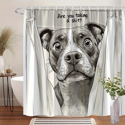 Sneldrogend Makkelijk Schoon te Maken Douchegordijn Met Haken Waterdicht Anti-schimmel Schattige Stijl Meervoudig Gebruik Voor Douchebak Privacy Bescherming 90x180cm