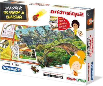 Puzzel Dinosaurus Wereld - Educatieve Puzzel - Kinderen Leren - Gedetailleerde Illustraties - 34.6 x 25.6 x 4.8 cm - Multicolor