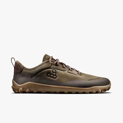 Vivobarefoot Tracker Leather Low Barefoot Schoenen Bruin EU 47 Man