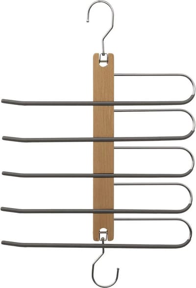 Five Kledingkast - 5 broeken - 33 x 49 cm - kleerhangers/broekhangers