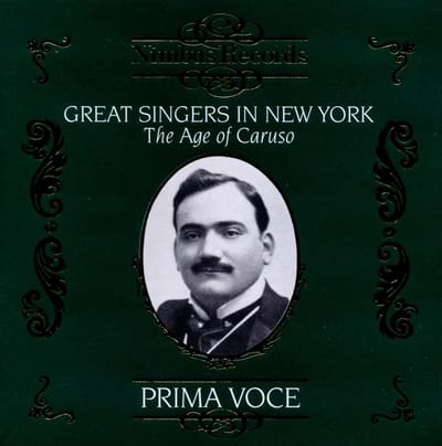Various Artists - Great Singers In New York - The Age Of Caruso (CD)