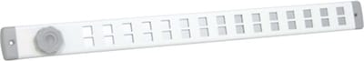 Nedco BV Bold Line schuifrooster 500x40mm aluminium wit