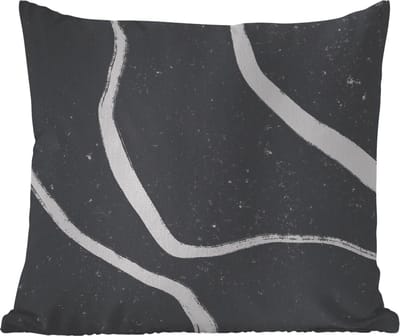 Sierkussen Buiten - Lijn - Minimalisme - Design - 60x60 cm - Weerbestendig
