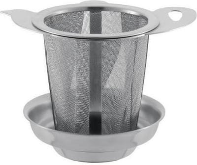 De Kruidenbaron - Theefilter theepot RVS - met tipje