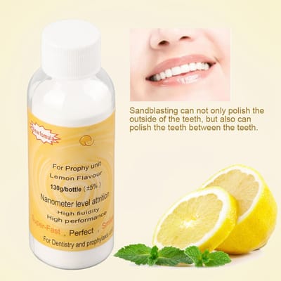 3 Optionele Smaken Tandreinigingspoeder Prophy Mate Air Jet Polijster Reinigingspoeder Lemon flavor