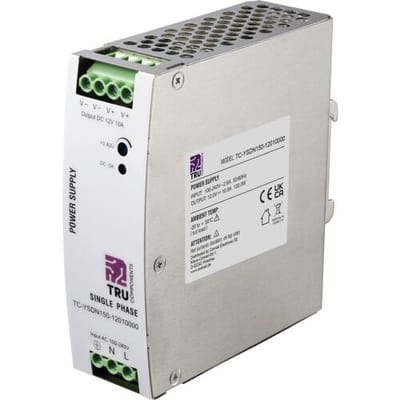 TRU COMPONENTS TC-13807984 DIN-rail netvoeding 12 V/DC 10 A 120 W Aantal uitgangen:1 x Inhoud 1 stuk(s)