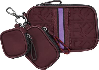 FOSSIL Utensil zak Travel Triple Pouch Eggplant Paars