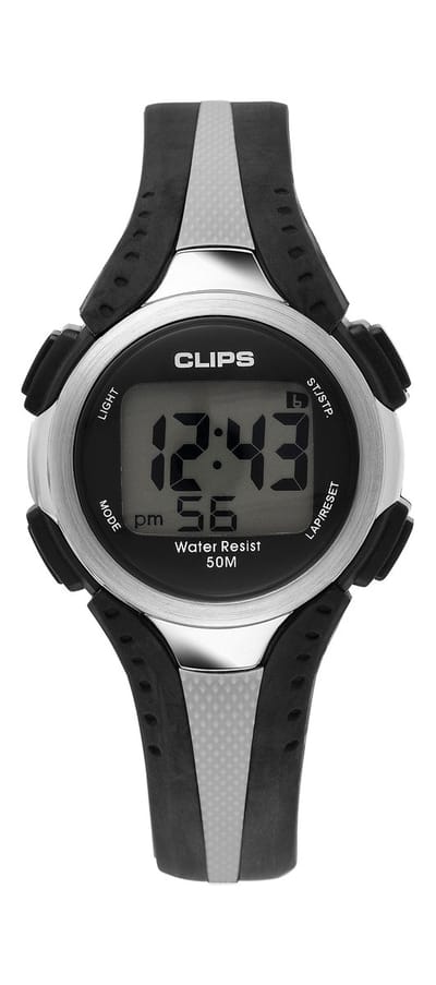 Clips 539-6000-48 Horloge - Rubber - Multi - Ø 42.5 mm