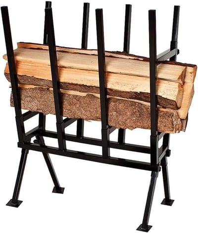 Verstelbare Metalen Zaagbok tot 400 kg Draagkracht, Ideaal voor Kettingzaag en Brandhout, Weerbestendig, 77 x 53 x 102 cm