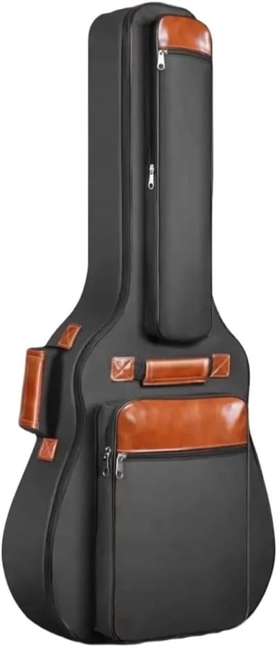 Gitaarhoes Akoestisch - Gitaartas Waterdicht - Instrumenten Vervoeren - Verdikt Gewatteerd - 41 Inch - Zwart