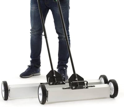 Magnetar Magneetbezem - Magnetische veegmachine - Metalen opvegen - RVS - Binnen en Buiten