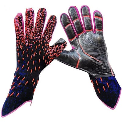 Voetbal Doelman Doelmanhandschoenen Latex Antislip Voetbalhandschoenen met Sterke Griptips Palmen voor Kinderen Jongens Nr. 8