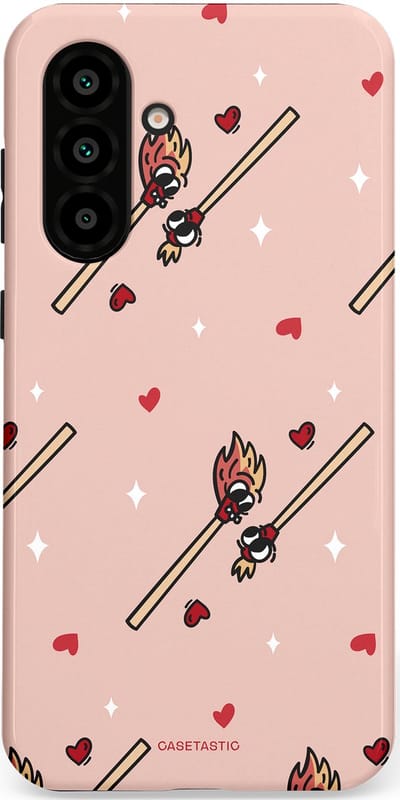 Casetastic Hoesje Geschikt voor Samsung A56 / A36 - Stijlvolle Beschermende Duo-layer Case - Vurige liefde