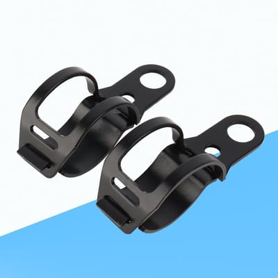 Dailygoods- Richtingaanwijzer Universeel - Motor Beugel - Vork Mount 30-45mm - Metalen Beugel - Set van 2 - Schokbestendig - Motorfiets Richtingaanwijzer