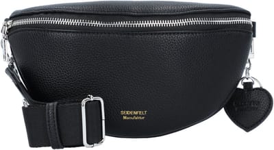 SEIDENFELT MANUFAKTUR Schoudertas Bjuv Beltbag Black Zwart