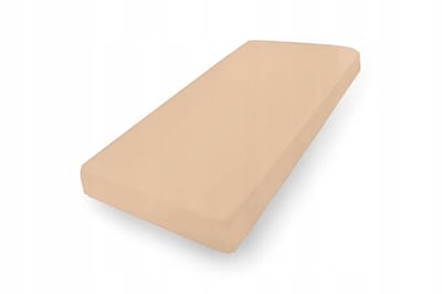 Jersey Hoeslaken met Elastiek 210/220x190/200 cm - Beige