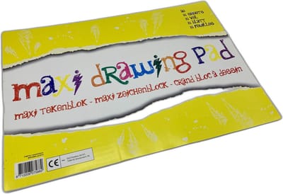 Maxi Tekenblok - Schetsblok - A3 formaat - 160 grams papier - 31 vel