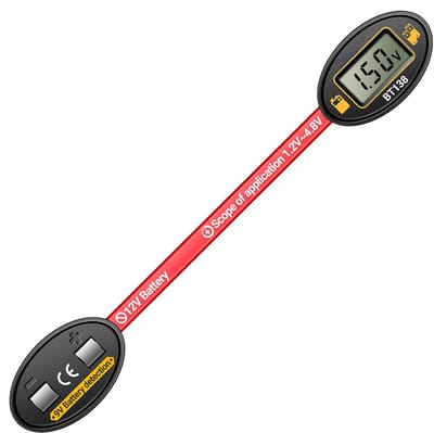 Batterij Tester - Batterij Indicator - Huishoudelijk Gebruik - Geen Batterijen Nodig - Compact Formaat - Zwart