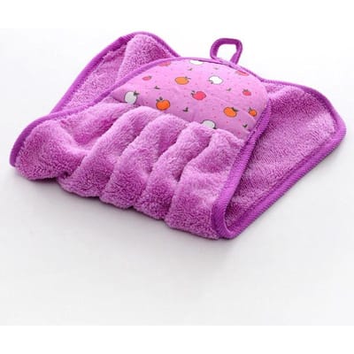 Handdoek koraal fluweel badkamerbenodigdheden zachte absorberende doek vaatdoeken hangende doek keukenaccessoires