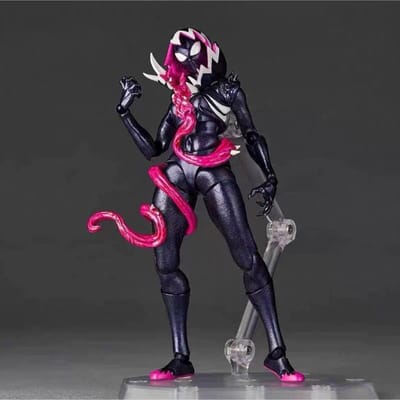 Marvel Venomized Gwen Stacy Actiefiguur Anime Verzamelfiguur Scharnierende Gewrichten Voor Marvel Fans Strip Enthousiastelingen black