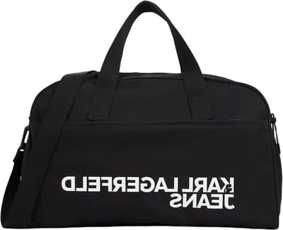 Nylon Gymbag - Sporttas Trekkoord - Sporten En Reizen - Gemaakt Van Gerecycled Polyester - 57 x 16 cm - Zwart