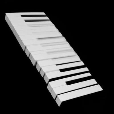 Piano Toetsen Set - Reparatieset Piano - Piano Herstellen - ABS Kunststof Materiaal - 52 Stuks - Wit