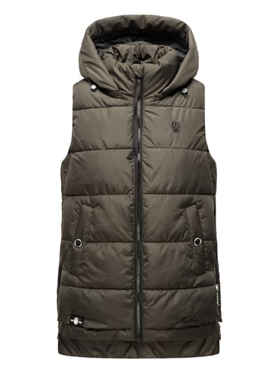 Marikoo dames gewatteerd vest – Zarinaa, licht met afneembare capuchon