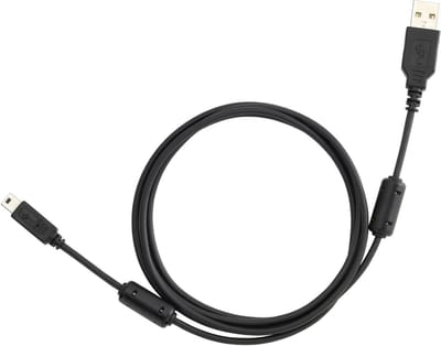 Olympus USB Kabel - Data Kabel Camera - Foto Overzetten - Originele Connector - 1 stuk - zwart