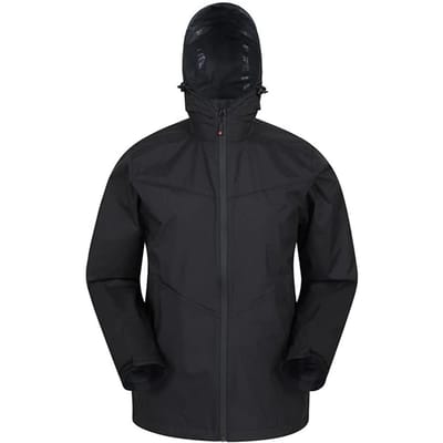 Mountain Warehouse Heren Rift Extreme 2.5 Layer waterdichte jas (Zwart)