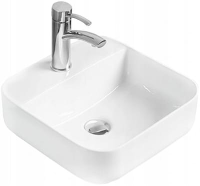 Mexen Silvia opzetwastafel 39 x 39 cm, wit - 21863900