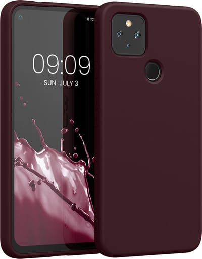kwmobile telefoonhoesje geschikt voor Google Pixel 4a 5G - Hoesje voor smartphone - Back cover in bordeaux-violet